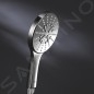 Grohe Rainshower SmartActive - Set de douche de tête 150, 3 jets, barre 900 mm et flexible, blanc chrome 26593000