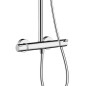 Hansgrohe Croma Select S - Set de douche SemiPipe Multi avec thermostat, blanc / chrome 27247400