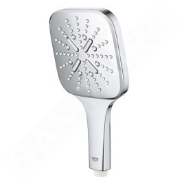 Grohe Rainshower SmartActive Cube - Set de douche de tête 130 6,8 l/min, 3 jets, barre 600 mm et flexible, chrome 26585000