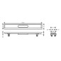 Hansgrohe uBox universal - Kit d'installation pour caniveaux de douche linéaires 800, inox 56012180 Hansgrohe uBox universal - Kit d'installation pour caniveaux de douche linéaires 800, inox 56012180