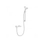Kludi Logo - Set de douche avec thermostat, barre 600 mm, chrome 6857505-00
