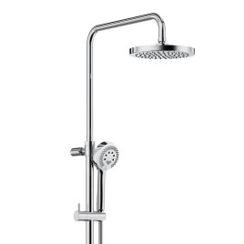 Kludi Logo - Set de douche Dual Shower System avec mitigeur, 200 mm, chrome 6808505-00