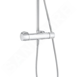 Kludi Logo - Set de douche Dual Shower System avec thermostat, 200 mm, chrome 6809505-00