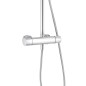 Kludi Logo - Set de douche Dual Shower System avec thermostat, 200 mm, chrome 6809505-00