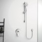Ideal Standard Idealrain Evo Jet - Set de douche Circle, barre 600 mm avec douchette, 3 jets, chrome B2233AA