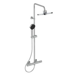 Ideal Standard CeraTherm - Set de douche avec thermostat, diamètre 26 cm, 2 jets, chrome A7210AA