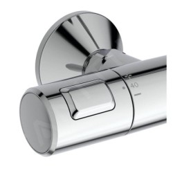 Ideal Standard CeraTherm - Set de douche avec thermostat, diamètre 26 cm, 2 jets, chrome A7210AA