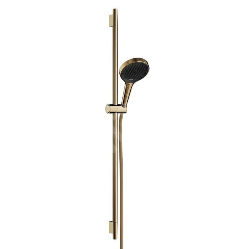 Hansgrohe Rainfinity - Set pomme de douche, barre et flexible, 3 jets, EcoSmart, doré 28744990