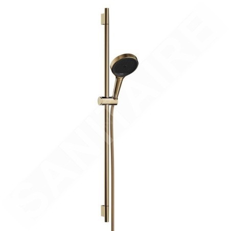 Hansgrohe Rainfinity - Set pomme de douche, barre et flexible, 3 jets, EcoSmart, doré 28744990