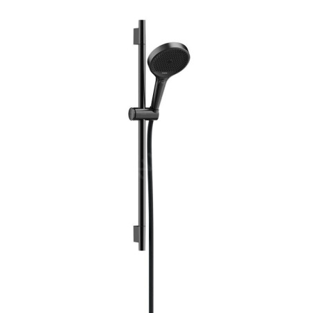 Hansgrohe Rainfinity - Set pomme de douche, barre et flexible, 3 jets, chrome noir brossé 28745340