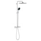 Grohe Vitalio Comfort - Set de douche avec thermostat, 25x25 cm, 2 jets, chrome 26696001 Grohe Vitalio Comfort - Set de douche avec thermostat, 25x25 cm, 2 jets, chrome 26696001