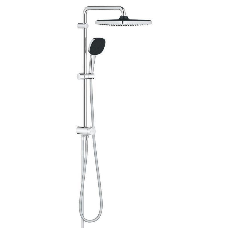 Grohe Vitalio Comfort - Set de douche sans mitigeur, 25x25 cm, 2 jets, chrome 26698001 Grohe Vitalio Comfort - Set de douche sans mitigeur, 25x25 cm, 2 jets, chrome 26698001