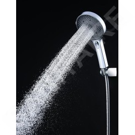kielle Vega - Set de douche avec mitigeur encastré, 2 sorties, avec accessoires et corps d’encastrement, chrome 20618SP40