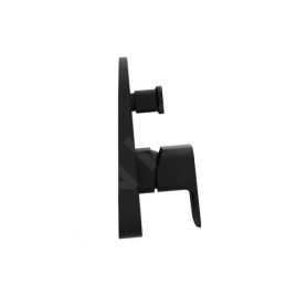 Ravak 10° - Set de douche avec mitigeur encastré, corps d’encastrement, 3 jets, noir X07S013