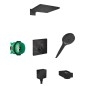 Hansgrohe Raindance E - Set de douche 300 avec thermostat encastré, noir 27918670 Hansgrohe Raindance E - Set de douche 300 avec thermostat encastré, noir 27918670