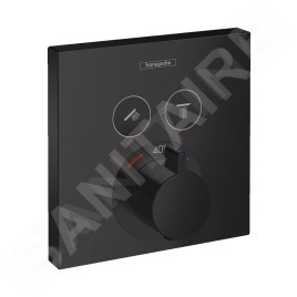 Hansgrohe Raindance E - Set de douche 300 avec thermostat encastré, noir 27918670