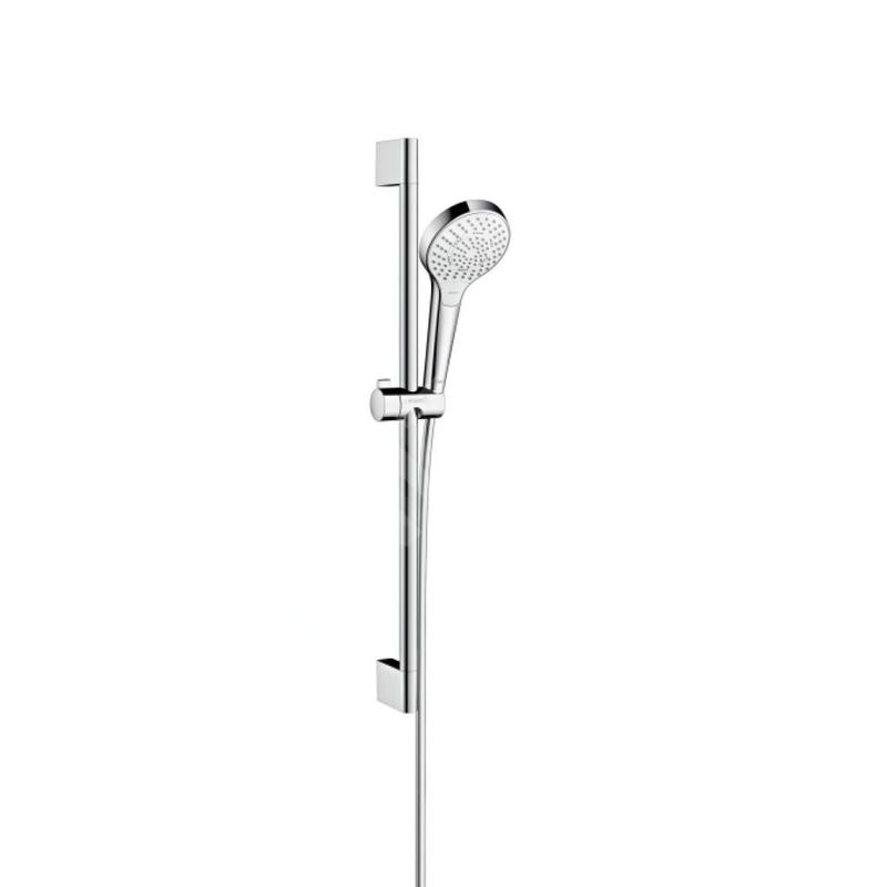 Hansgrohe Croma Select S - Set de douche Multi EcoSmart 9 l/min 0,65 m, blanc/chrome 26561400