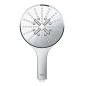 Grohe Rainshower SmartActive - Set de douche de tête 150, 3 jets, barre 600 mm et flexible, blanc chrome 26591000
