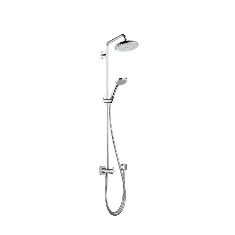 Hansgrohe Croma 220 - Douche de tête, Reno 220 mm, bras de douche 400 mm, 1 jet, chrome 27224000