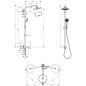 Hansgrohe Croma 220 - Douche de tête, Reno 220 mm, bras de douche 400 mm, 1 jet, chrome 27224000