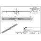 I-Drain Linear 54 - Caniveau de douche ABS avec étanchéité, longueur 1200 mm IDABS4M12001X1 I-Drain Linear 54 - Caniveau de douche ABS avec étanchéité, longueur 1200 mm IDABS4M12001X1