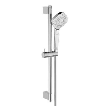 Ideal Standard Idealrain Evo Jet - Set de douche Diamond, barre 600 mm avec douchette, 3 jets, chrome B2234AA