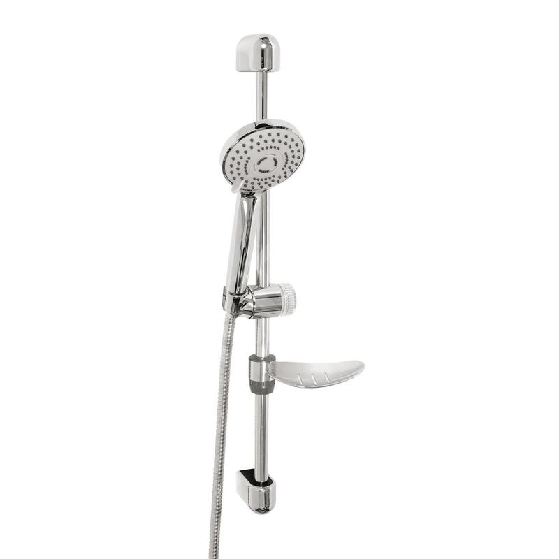 Novaservis Sets de douche - Colonne de douche avec porte-savon, 3 types de jets, chrome KIT04,0