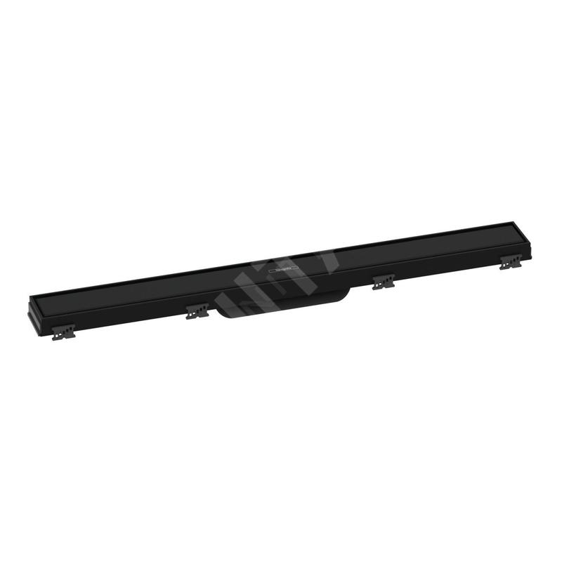Hansgrohe RainDrain Match - Caniveau de douche linéaire avec grille en inox 700, avec cadre réglable en hauteur, noir mat Hansgrohe RainDrain Match - Caniveau de douche linéaire avec grille en inox 700, avec cadre réglable en hauteur, noir mat