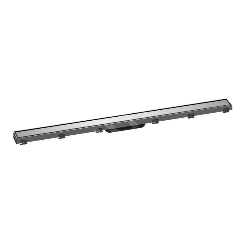 Hansgrohe RainDrain Match - Caniveau de douche linéaire avec grille en inox 1000, avec cadre réglable en hauteur, chrome Hansgrohe RainDrain Match - Caniveau de douche linéaire avec grille en inox 1000, avec cadre réglable en hauteur, chrome