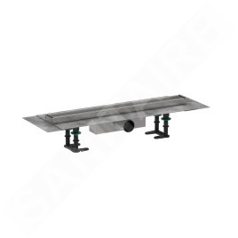 Hansgrohe RainDrain Compact - Caniveau de douche 60 cm pour insertion de carreaux, avec grille 56175000