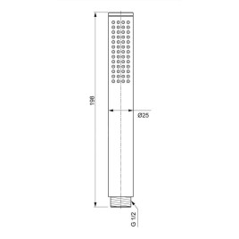 Ideal Standard Idealrain Atelier - Pommeau de douche, Magnetic Grey BC774A5