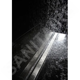 I-Drain Plano - Grille en acier inoxydable pour bac à douche, longueur 1200 mm, acier inoxydable brillant IDRO1200F
