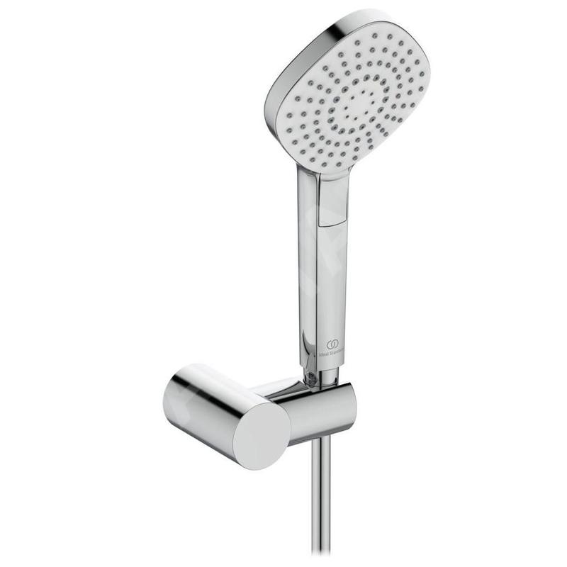Ideal Standard Idealrain Evo Jet - Set de pommeau de douche, 3 jets, support et flexible, chrome B2619AA