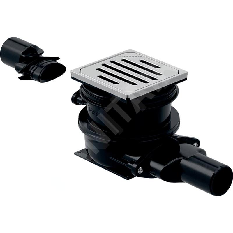 Geberit Varino - Siphon de sol, d 50 mm / 50 mm d1 388.023.00.1