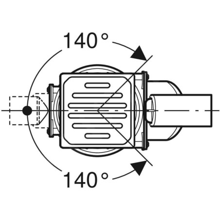 Geberit Varino - Siphon de sol, d 50 mm / 50 mm d1 388.023.00.1