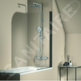 Ideal Standard CeraTherm - Set de douche avec thermostat de baignoire, 200x300 mm, 3 jets, chrome A7591AA