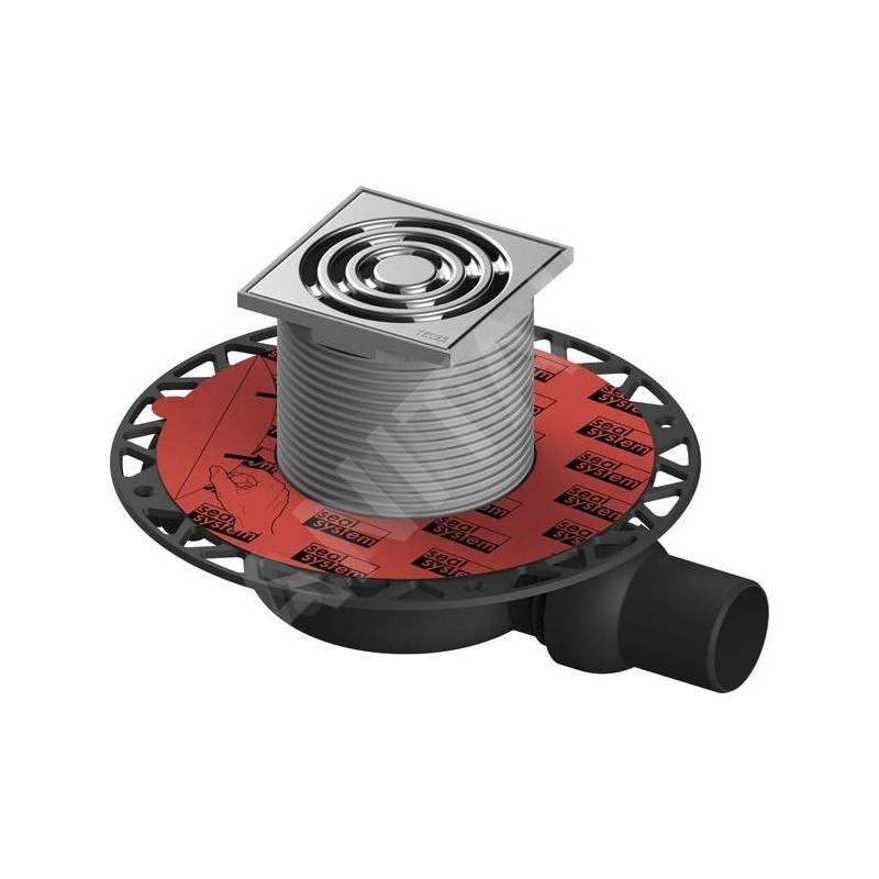 Tece Douchegoten - Siphon du sol latéral, abaissé, 100x100 mm, acier inoxydable/plastique 3601100 Tece Douchegoten - Siphon du sol latéral, abaissé, 100x100 mm, acier inoxydable/plastique 3601100