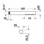 Duravit Douches - Pommeau de douche, noir mat UV0640001046
