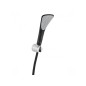 Kludi Fizz - Ensemble pommeau de douche avec support, flexible de douche, noir mat 6765087-00