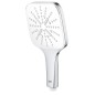 Grohe Rainshower SmartActive Cube - Set de douche de tête 130, 3 jets, barre 900 mm et flexible, blanc lunaire 26586LS0