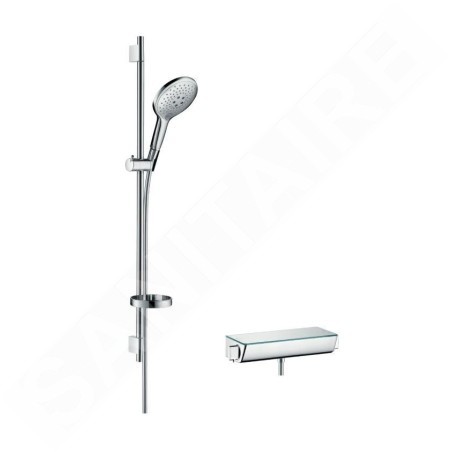 Hansgrohe Raindance Select S - Set de douche avec thermostat, 150 mm, 3 jets, chrome 27037000