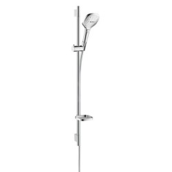 Hansgrohe Raindance Select E - Set de douche 120, 3 jets, blanc/chrome 26621400