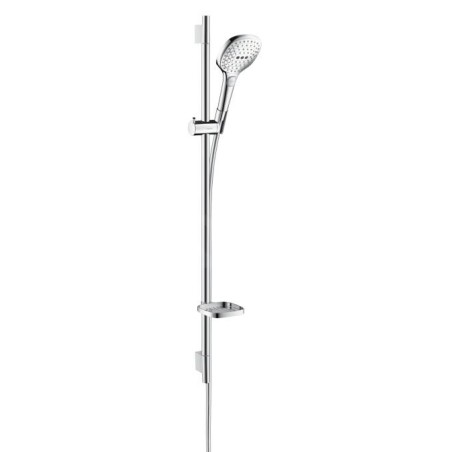 Hansgrohe Raindance Select E - Set de douche 120, 3 jets, blanc/chrome 26621400