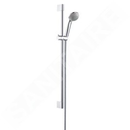 Hansgrohe Crometta 85 - Set de douche Green 1 jet/barre murale Unica’Crometta 0,65 m, chrome 27652000