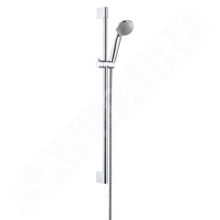 Hansgrohe Crometta 85 - Set de douche Green 1 jet/barre murale Unica’Crometta 0,65 m, chrome 27652000