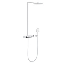 Grohe Rainshower SmartControl - Set de douche Mono avec thermostat, 360 mm, blanc lunaire 26361LS0