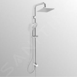 Ideal Standard Idealrain Cube - Set de douche 200, pour une combinaison avec mitigeur mural, chrome A5862AA