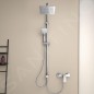 Ideal Standard Idealrain Cube - Set de douche 200, pour une combinaison avec mitigeur mural, chrome A5862AA