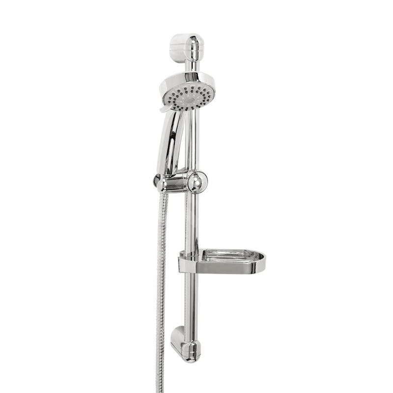 Novaservis Sets de douche - Ensemble de douche avec barre, support, flexible et douche à main, chrome KIT869,0