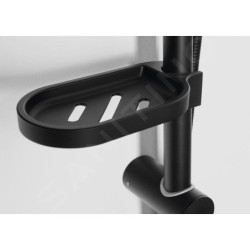 Aqualine Douches - Set de douche Kera sans robinetterie,220x220mm,3 jets, noir mat SL435